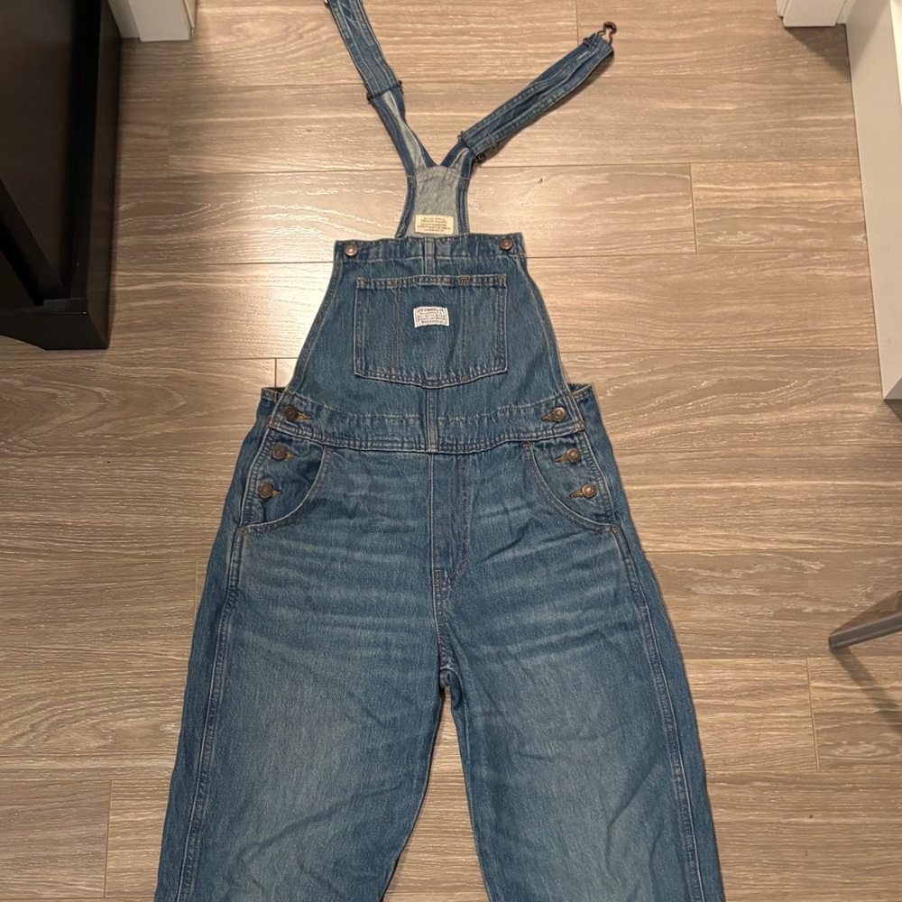 Levi's Classic Blue Denim Overalls